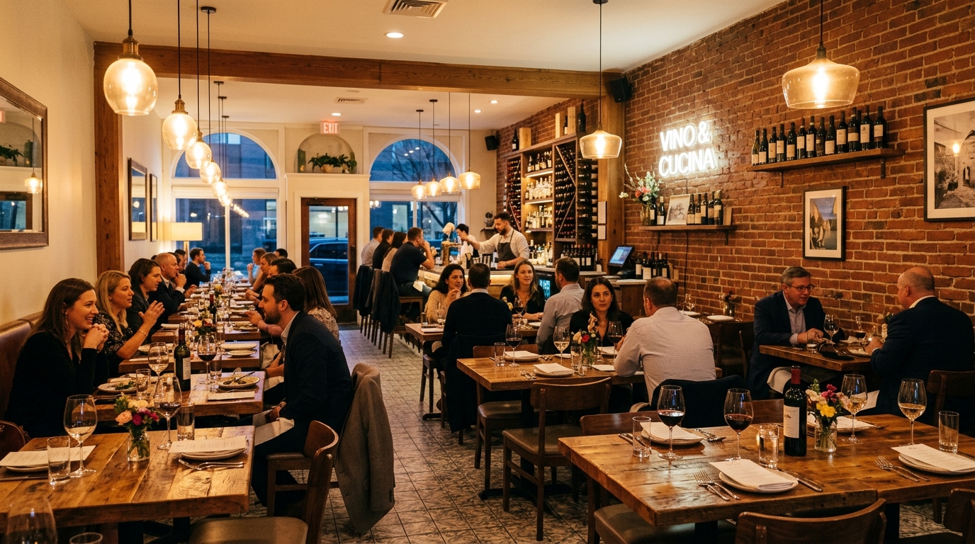 Wnętrze Trattoria Nostro
